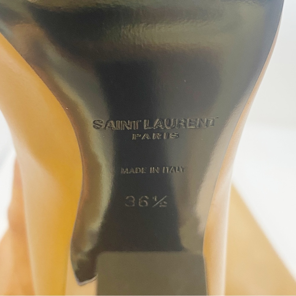 Saint Laurent Koller Camel Knee High Boot - EUR 36.5 (fits small) - Picture 8 of 11